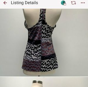 ⭐️Nike Dri-fit geometric abstract racerback tank